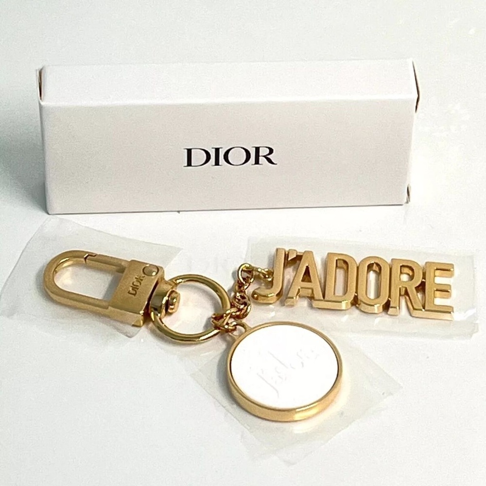 New Authentic Dior Bijou De Sac Bag Charm Keychain J'adore w/ Dior Box; VIP gift - Picture 2 of 9